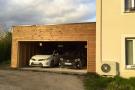 Garage en ossature bois par l'entreprise ML OSSATURE située a Quincy-Voisins 77860 (Île-de France)