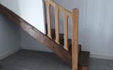 Restauration d'un escalier en chêne par l'entreprise ML OSSATURE située à Quincy-Voiins 77860 (Île-de-France)