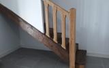 Restauration d'un escalier en chêne par l'entreprise ML OSSATURE située à Quincy-Voiins 77860 (Île-de-France)